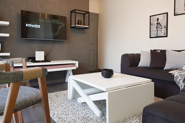 küçük ev dekorasyonu salon